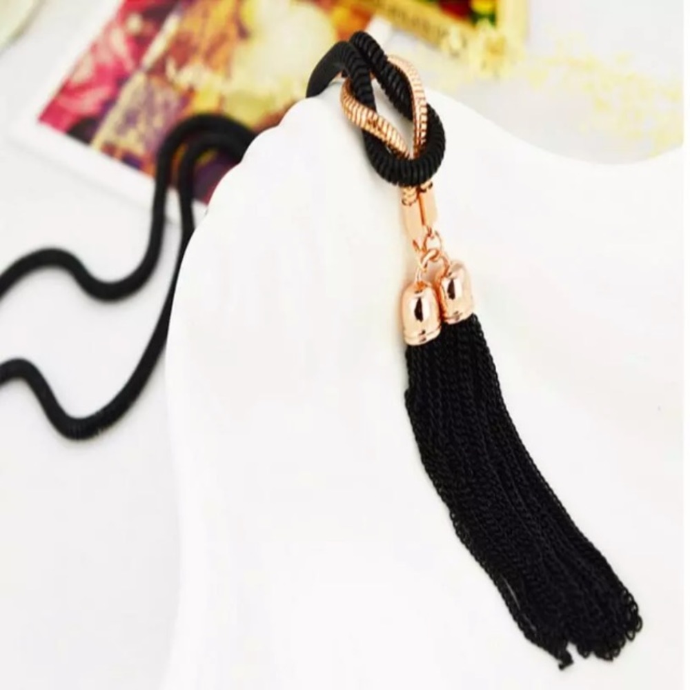 NEW!💙💎AWESOME!💛🖤GOLDEN🖤💛BLACK!💎💙TASSELS! - Picture 2 of 8